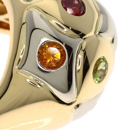 Bvlgari Bulgari Lotto Peridot Rhodolite Garnet Citrine Ring 18K Yellow Gold