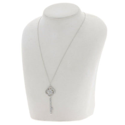 Tiffany & Co Bigtoria Key Diamond Necklace Pt950 Ladies
