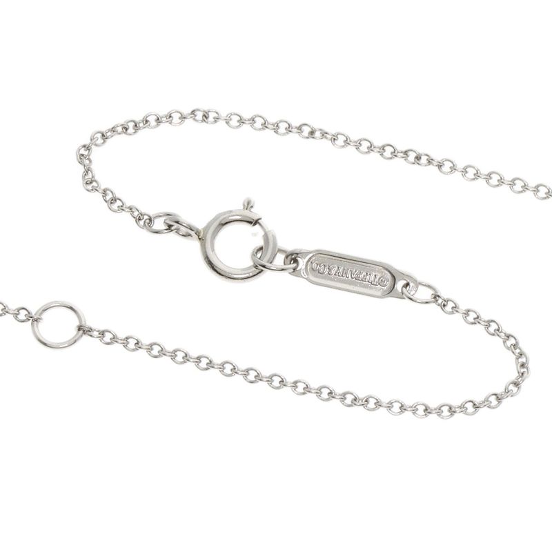 Tiffany & Co Bigtoria Key Diamond Necklace Pt950 Ladies