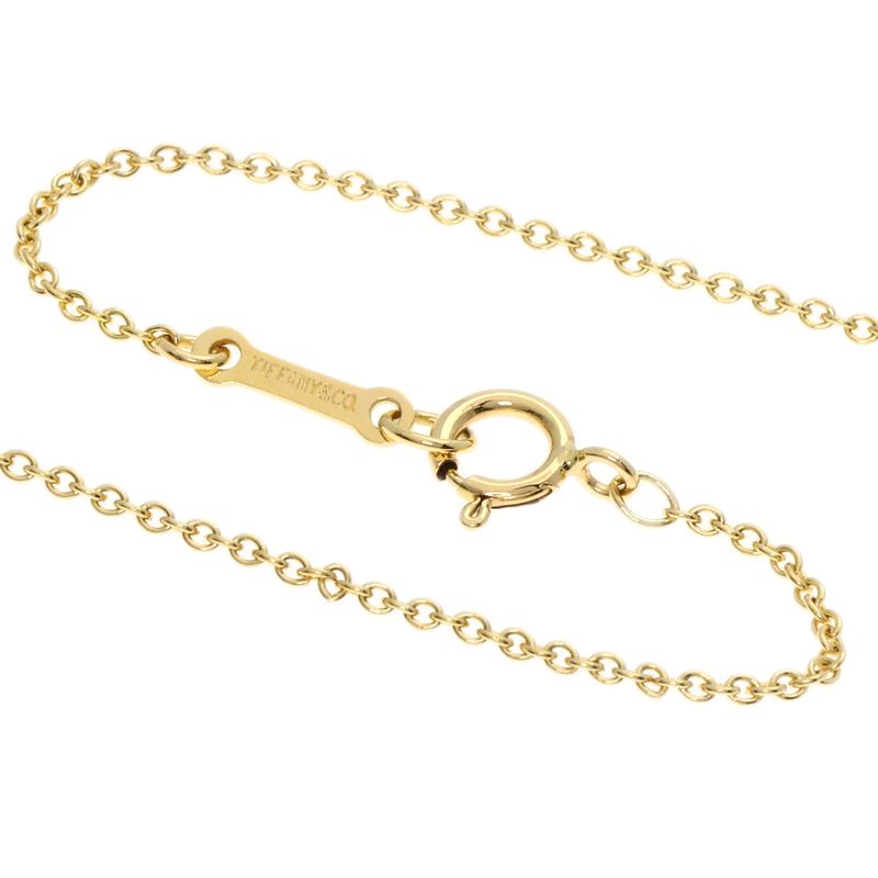Tiffany & Co Full Heart Diamond Necklace 18K Yellow Gold Ladies