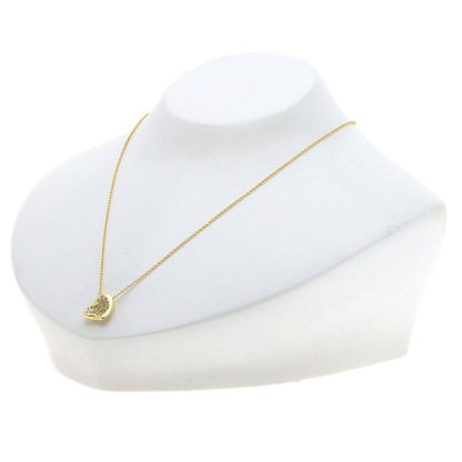 Tiffany & Co Full Heart Diamond Necklace 18K Yellow Gold Ladies