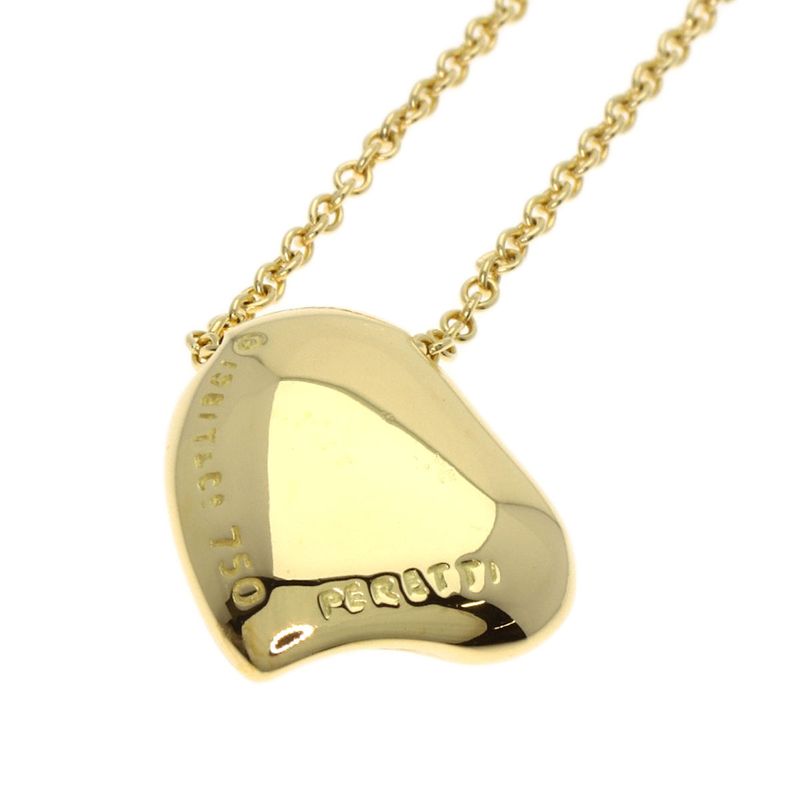 Tiffany & Co Full Heart Diamond Necklace 18K Yellow Gold Ladies