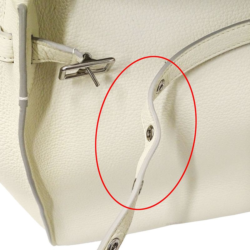 Celine Bag Women's Brand Handbag Shoulder Bag 2way Calf Big Bag Small Ivory