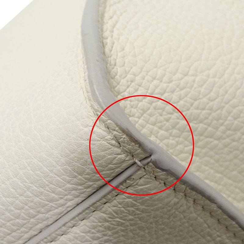 Celine Bag Women's Brand Handbag Shoulder Bag 2way Calf Big Bag Small Ivory