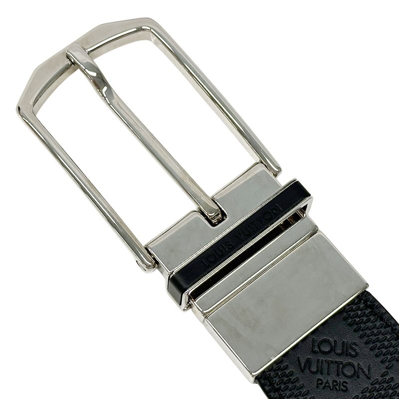 Louis Vuitton Belt Damier Infini Men's Brand Santur Scuff N'dah Reversible Onyx
