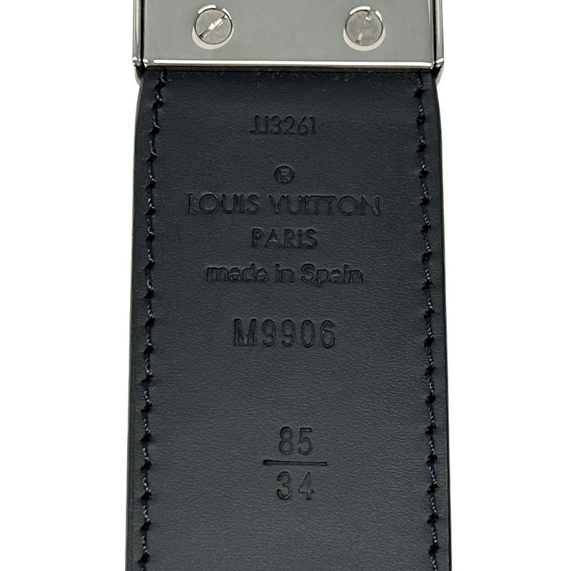Louis Vuitton Belt Damier Infini Men's Brand Santur Scuff N'dah Reversible Onyx