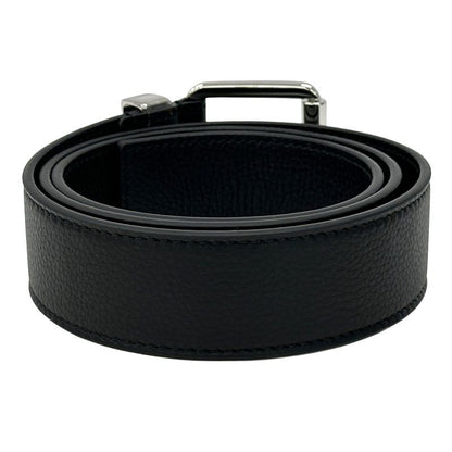 Dior Belt Men's Brand Leather Black 4333 Black Simple None Land Suit Business