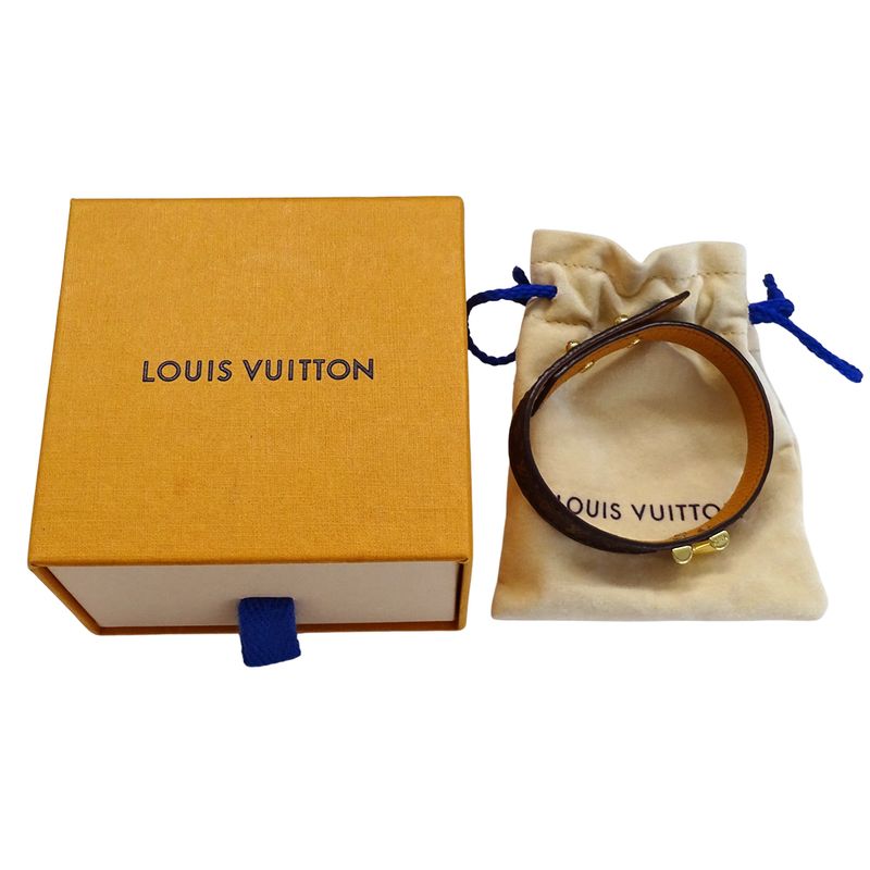 Louis Vuitton Bracelet Women's Brand Monogram Leather Bracelet - Escential V