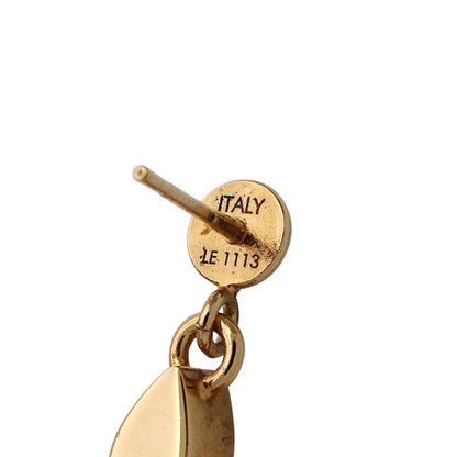 Louis Vuitton Earrings Women's Branded Metal Bucleureuse Love Letters Gold
