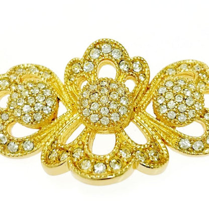 Christian Dior GP Rhinestone Flower Necklace Women 494061 Necklace