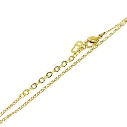 Christian Dior GP Rhinestone CD Logo Necklace Women 493422 Necklace