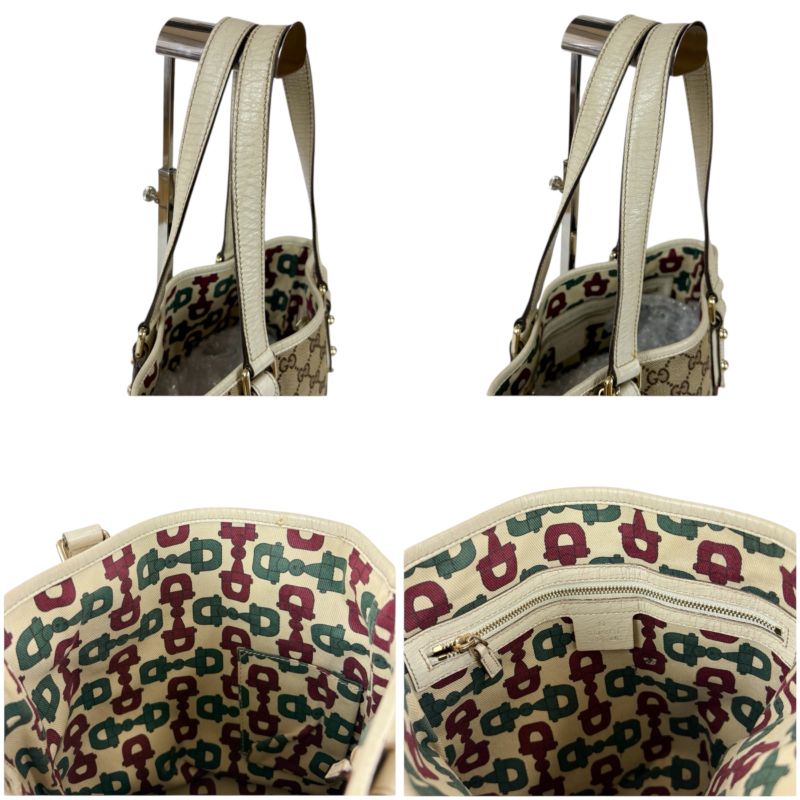 Gucci Sherry Line Mini Tote Handbag In GG Canvas Brown