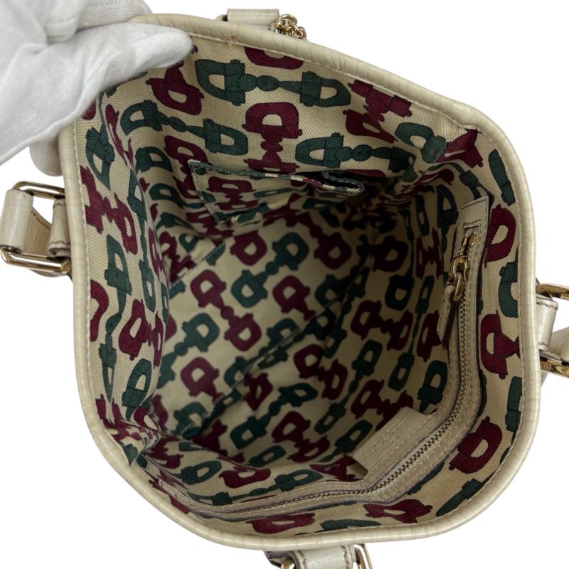 Gucci Sherry Line Mini Tote Handbag In GG Canvas Brown