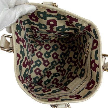 Gucci Sherry Line Mini Tote Handbag In GG Canvas Brown