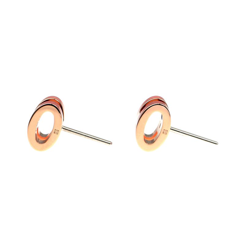 Hermes Earrings Pop Ash Cabas Le Pair Beauty Pink Rosegold Hardware