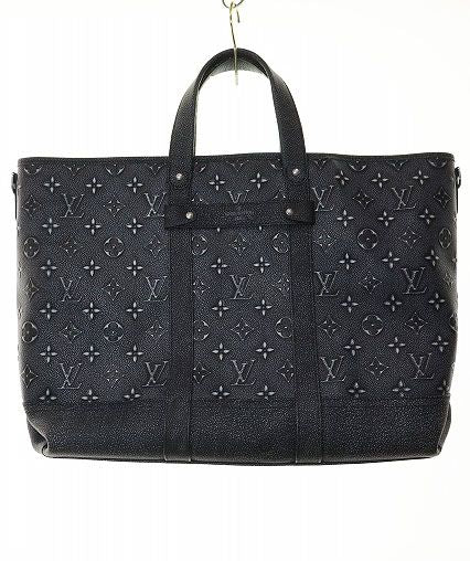 Louis Vuitton Trolley Tote M21371 2WAY Shoulder Monogram Cowhide Leather Black