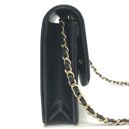 Chanel Shoulder Bag Métiers D'art Collection Coco Calfskin Black