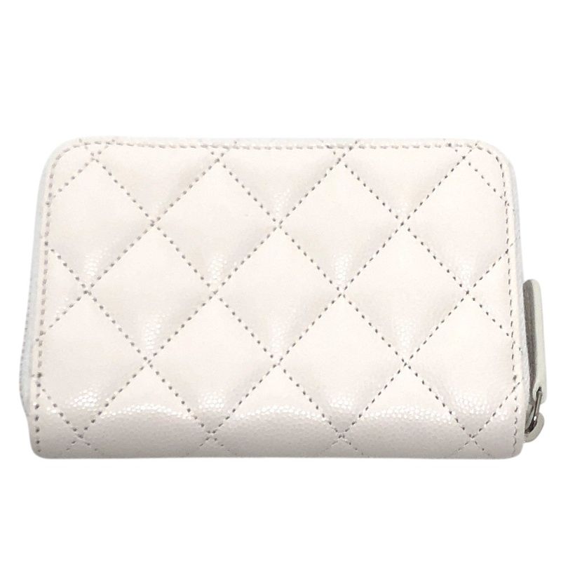 Chanel Star Coco Mark Ap3728 Caviar Skin White