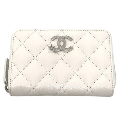 Chanel Star Coco Mark Ap3728 Caviar Skin White