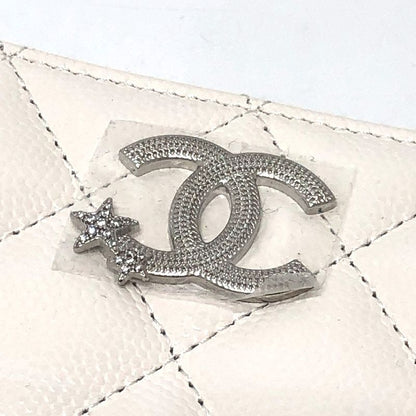 Chanel Star Coco Mark Ap3728 Caviar Skin White