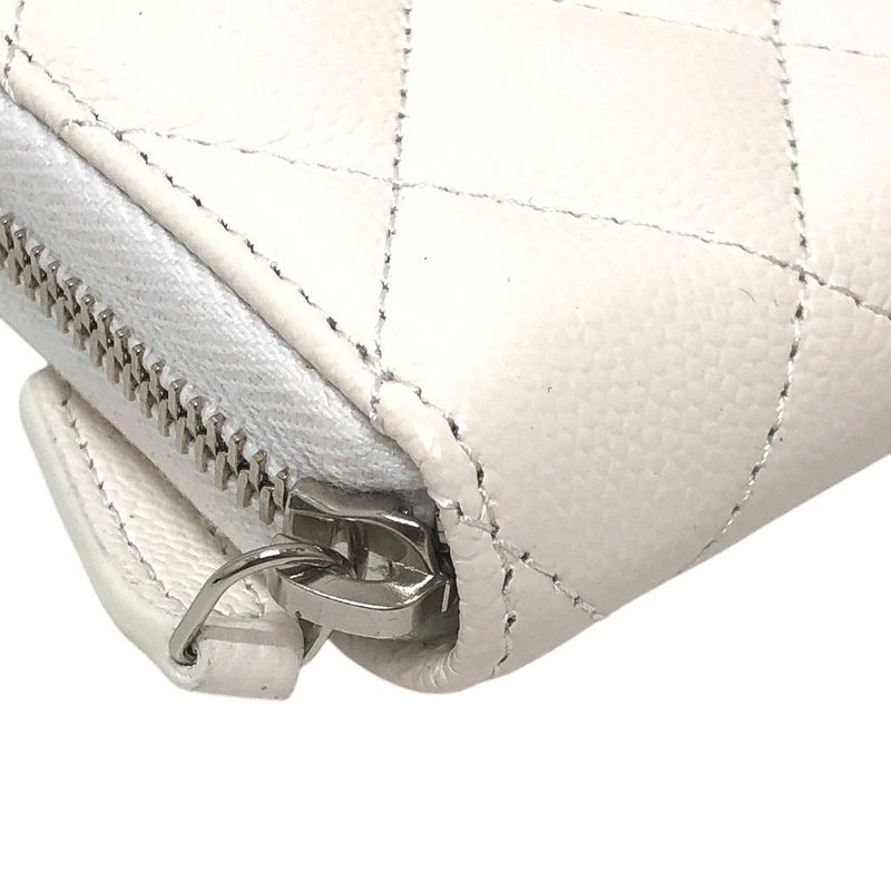 Chanel Star Coco Mark Ap3728 Caviar Skin White