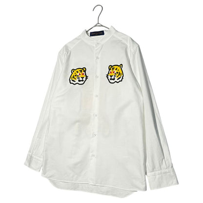 Louis Vuitton × Nigo 22ss Printed Tiger Mandarin Collar Long Sleeve Shirt