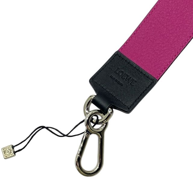 Loewe Neon Graphic Shoulder Strap Bag Accessories Leather Metal Silver Black