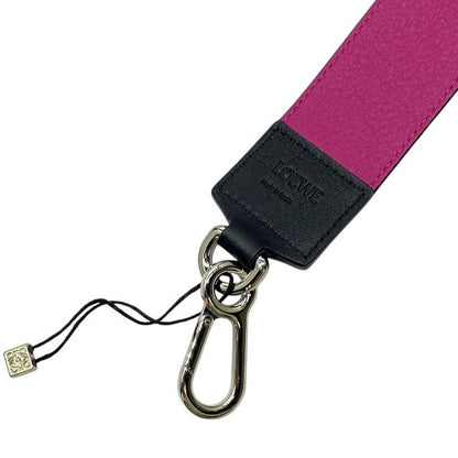Loewe Neon Graphic Shoulder Strap Bag Accessories Leather Metal Silver Black