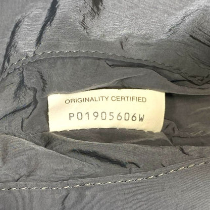 Bottega Veneta Clutch Bag Second Bag Intrecciato Nylon Canvas Gray Unisex