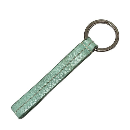 Tiffany & Co Key Holder (charm ) Snap Loop Key Chain Tiffany & Co Blue Leather