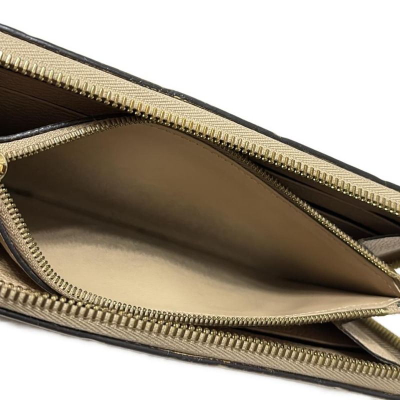 Louis Vuitton Monogram Long Wallet Empreinte Portefeuille Cles Mans M60173 Dune