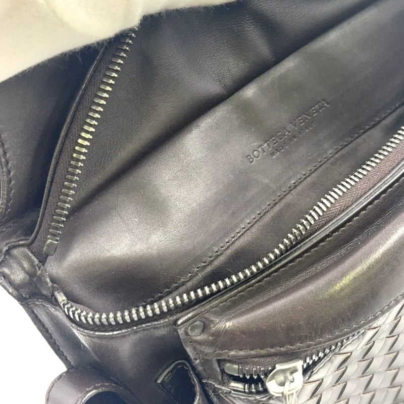 Bottega Veneta Intrecciato Leather Brown Body Bag 121604v46512040