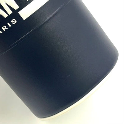 Christian Dior Vibe Bottle Holder Shoulder Leather Black Handbag Silver