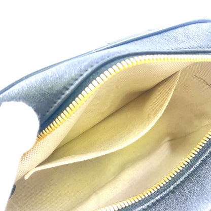 Gucci Blondi Leather Black Shoulder Bag Gold 742360