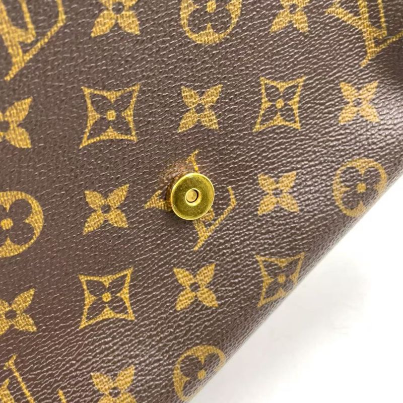 Louis Vuitton Musette Tango Short Strap Monogram Leather × PVC Brown Shoulder