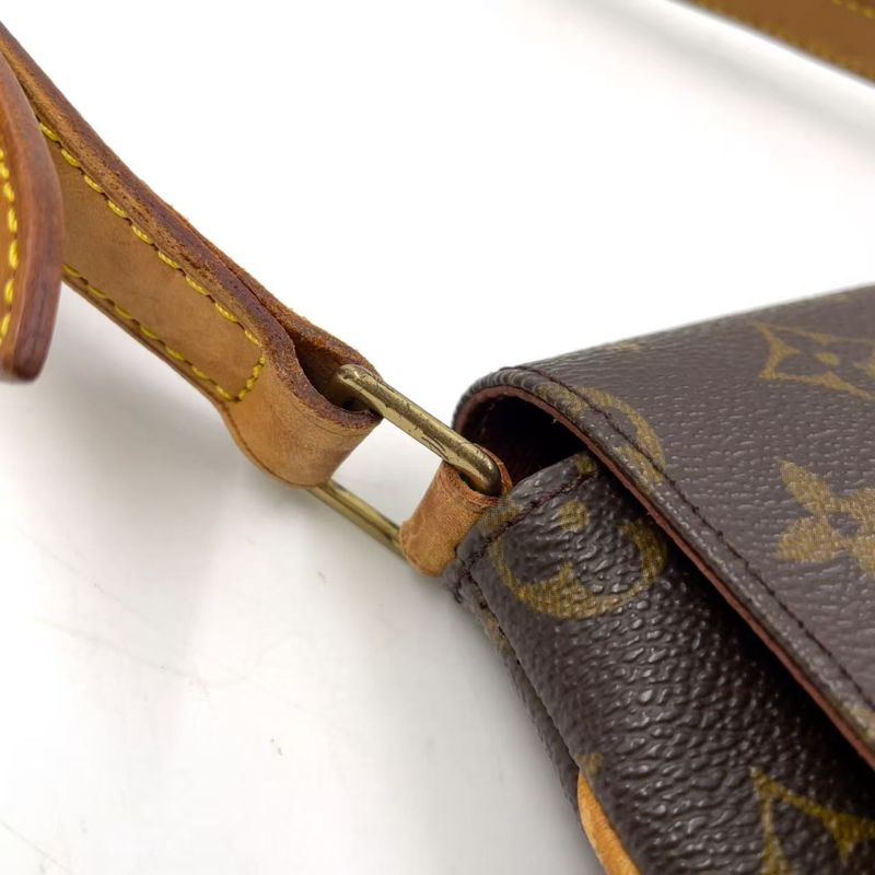 Louis Vuitton Musette Tango Short Strap Monogram Leather × PVC Brown Shoulder