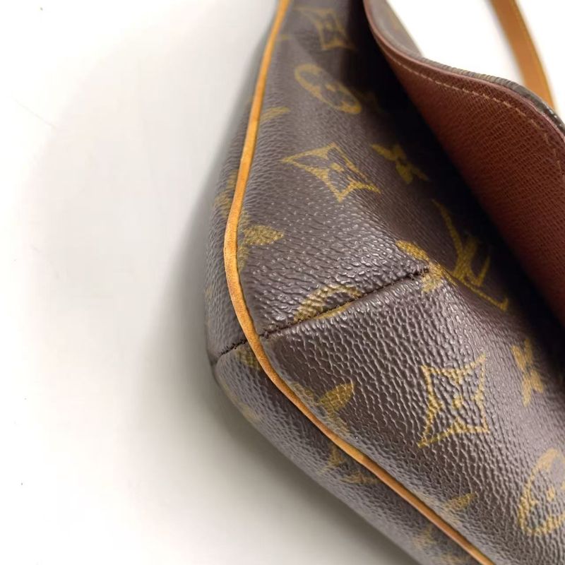 Louis Vuitton Musette Tango Short Strap Monogram Leather × PVC Brown Shoulder