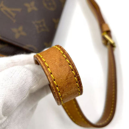 Louis Vuitton Musette Tango Short Strap Monogram Leather × PVC Brown Shoulder