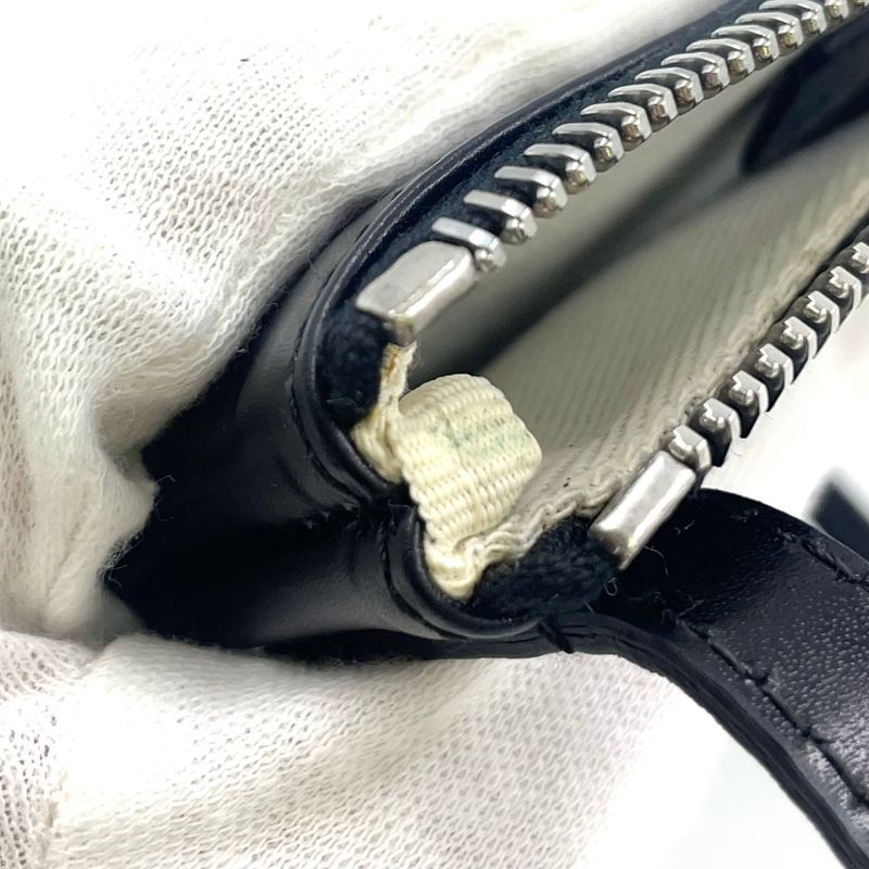 Bvlgari Logomania Leather And Canvas Black Shoulder Bag