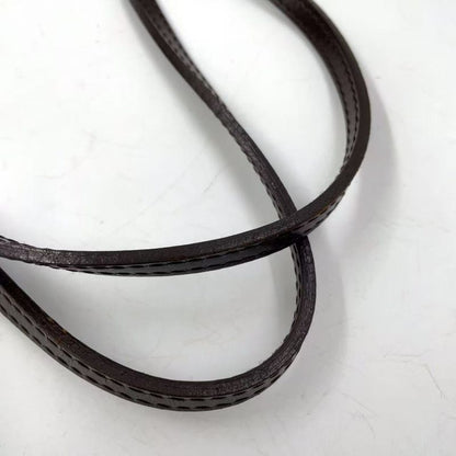 Louis Vuitton Neverfull MM Damier Ebene Damier Ebene Leather × PVC Brown × Red