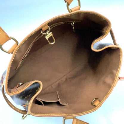 Louis Vuitton Batignolles Orizontal Monogram Leather × PVC Brown Shoulder Bag