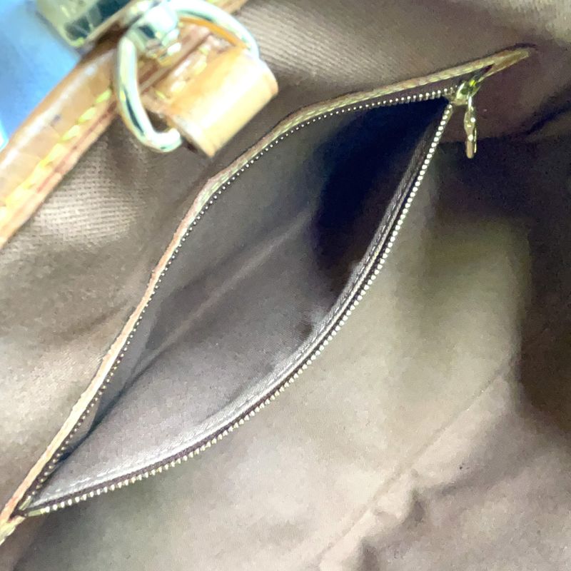 Louis Vuitton Batignolles Orizontal Monogram Leather × PVC Brown Shoulder Bag