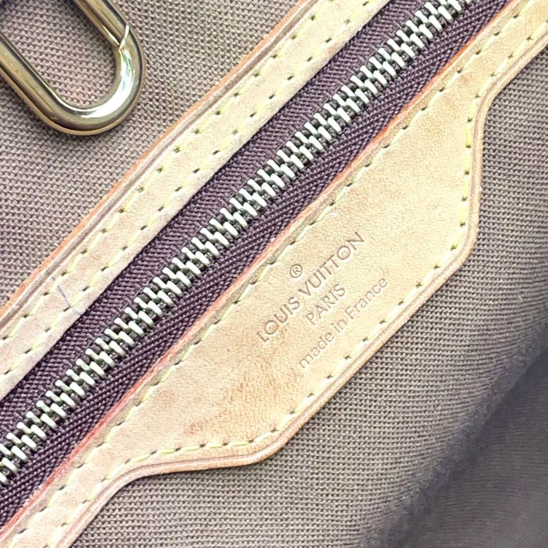 Louis Vuitton Batignolles Orizontal Monogram Leather × PVC Brown Shoulder Bag