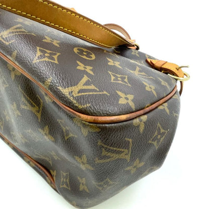 Louis Vuitton Batignolles Orizontal Monogram Leather × PVC Brown Shoulder Bag