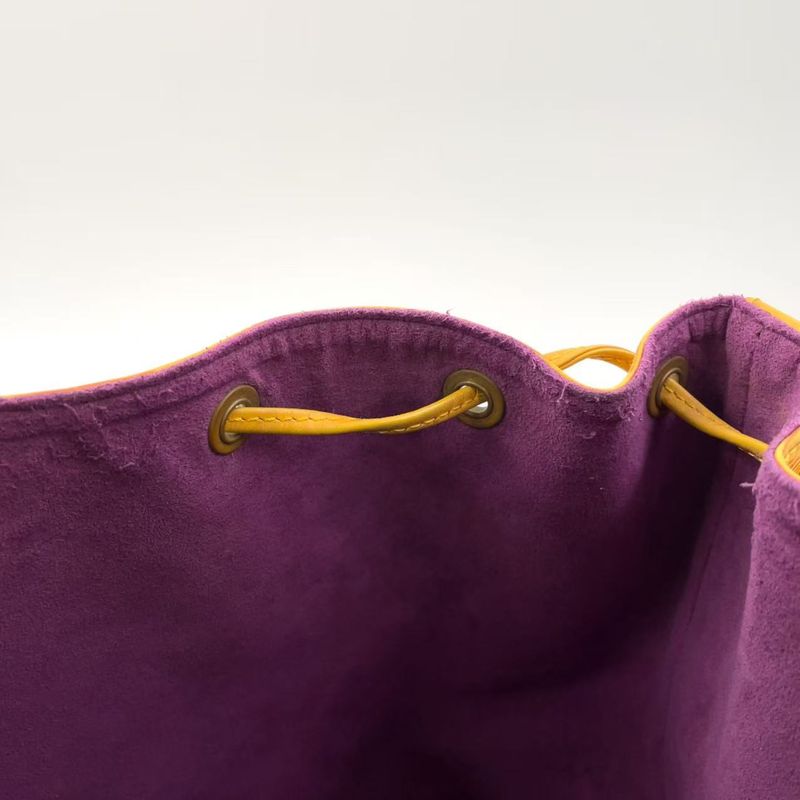 Louis Vuitton Petite Noe Epi Tassili Yellow Leather Yellow Shoulder Bag Gold