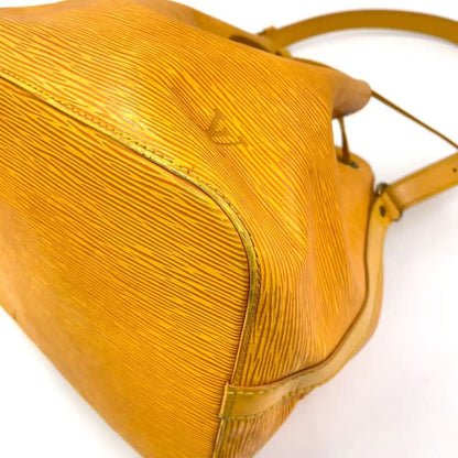 Louis Vuitton Petite Noe Epi Tassili Yellow Leather Yellow Shoulder Bag Gold