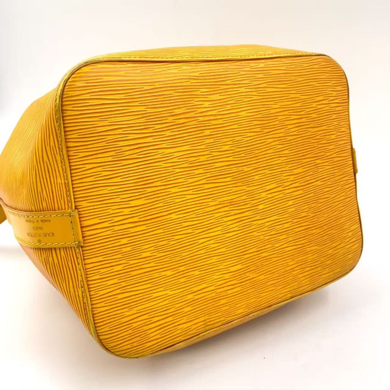 Louis Vuitton Petite Noe Epi Tassili Yellow Leather Yellow Shoulder Bag Gold
