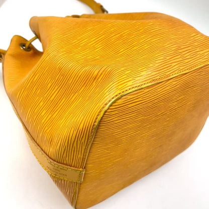 Louis Vuitton Petite Noe Epi Tassili Yellow Leather Yellow Shoulder Bag Gold