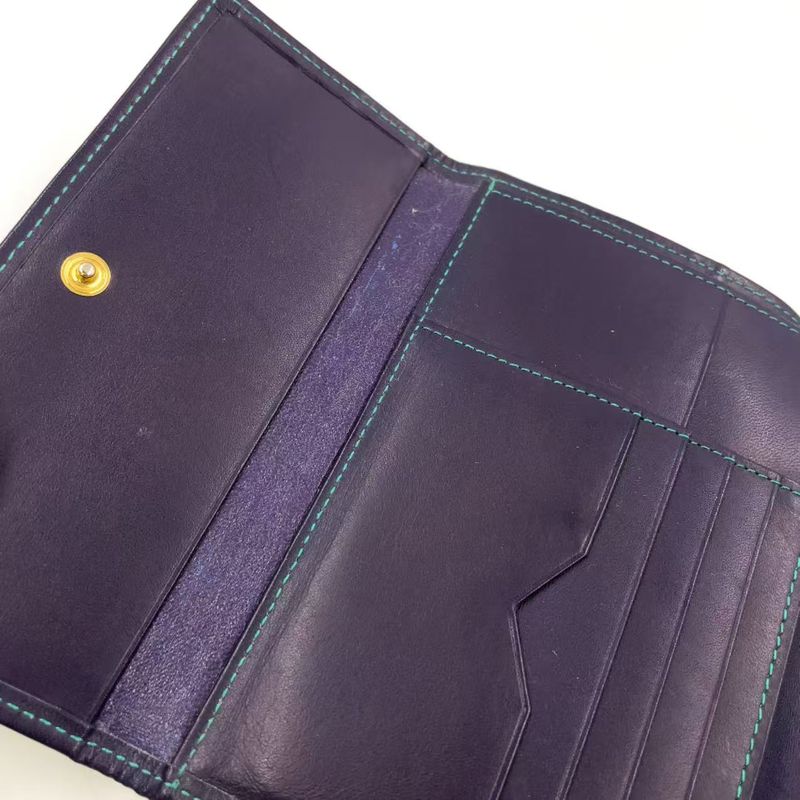 YVES Saint Laurent Bifold Leather Multicolor Wallet