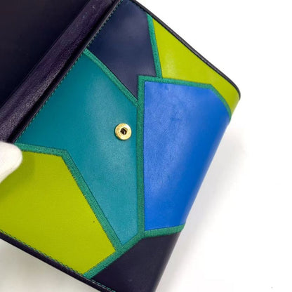 YVES Saint Laurent Bifold Leather Multicolor Wallet